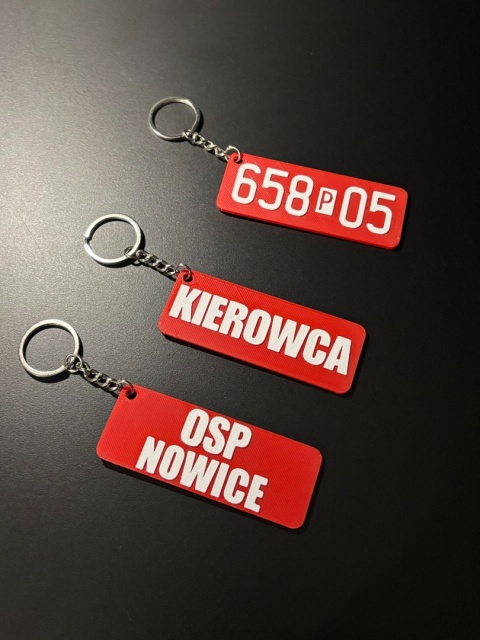 Brelok STRAŻACKI dwustronny