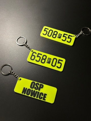 Brelok STRAŻACKI dwustronny